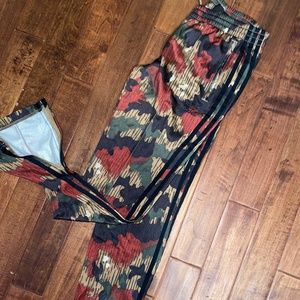 Adida Multi Color Camo Track Pants